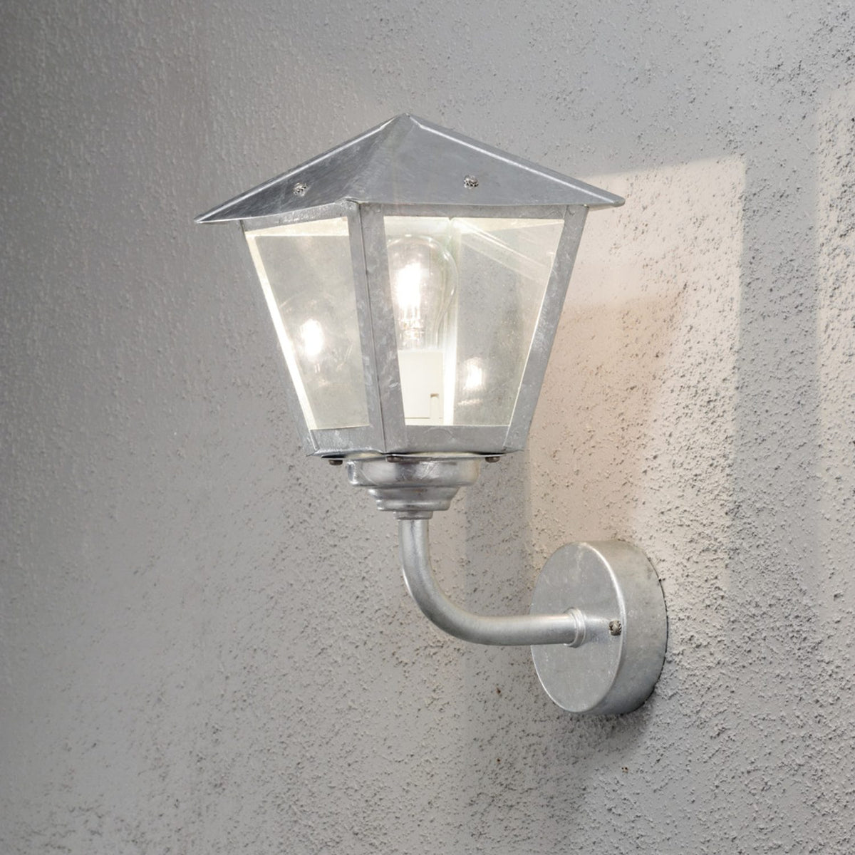 Benu 25 cm Galvaniserad Vägglampa Ute E27