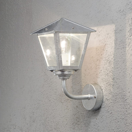 Benu 25 cm Galvaniserad Vägglampa Ute E27