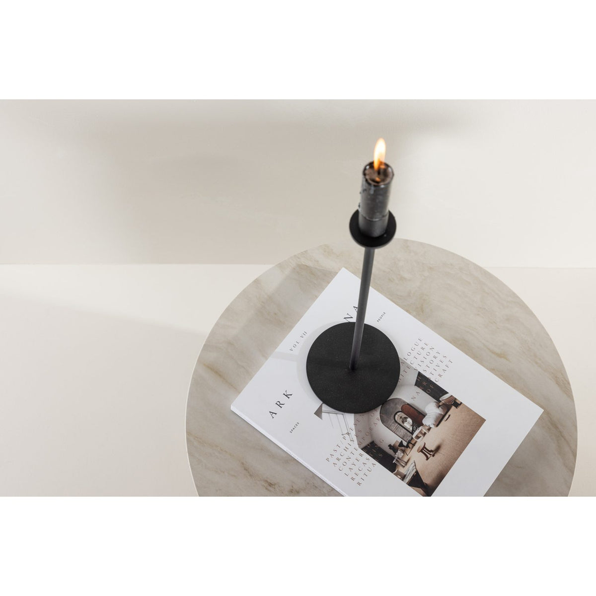 Ålesund Sidobord Beige, ⌀50