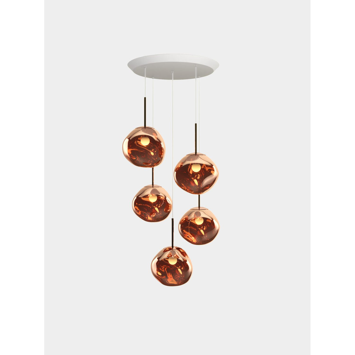 Melt Mini Rund Pendelsystem Copper
