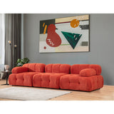 Riga 3-sits (300 x 100 x 80 cm) 3-sitssoffa Röd
