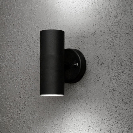 Modena GU10 Upp/ner Vägglampa Ute Svart