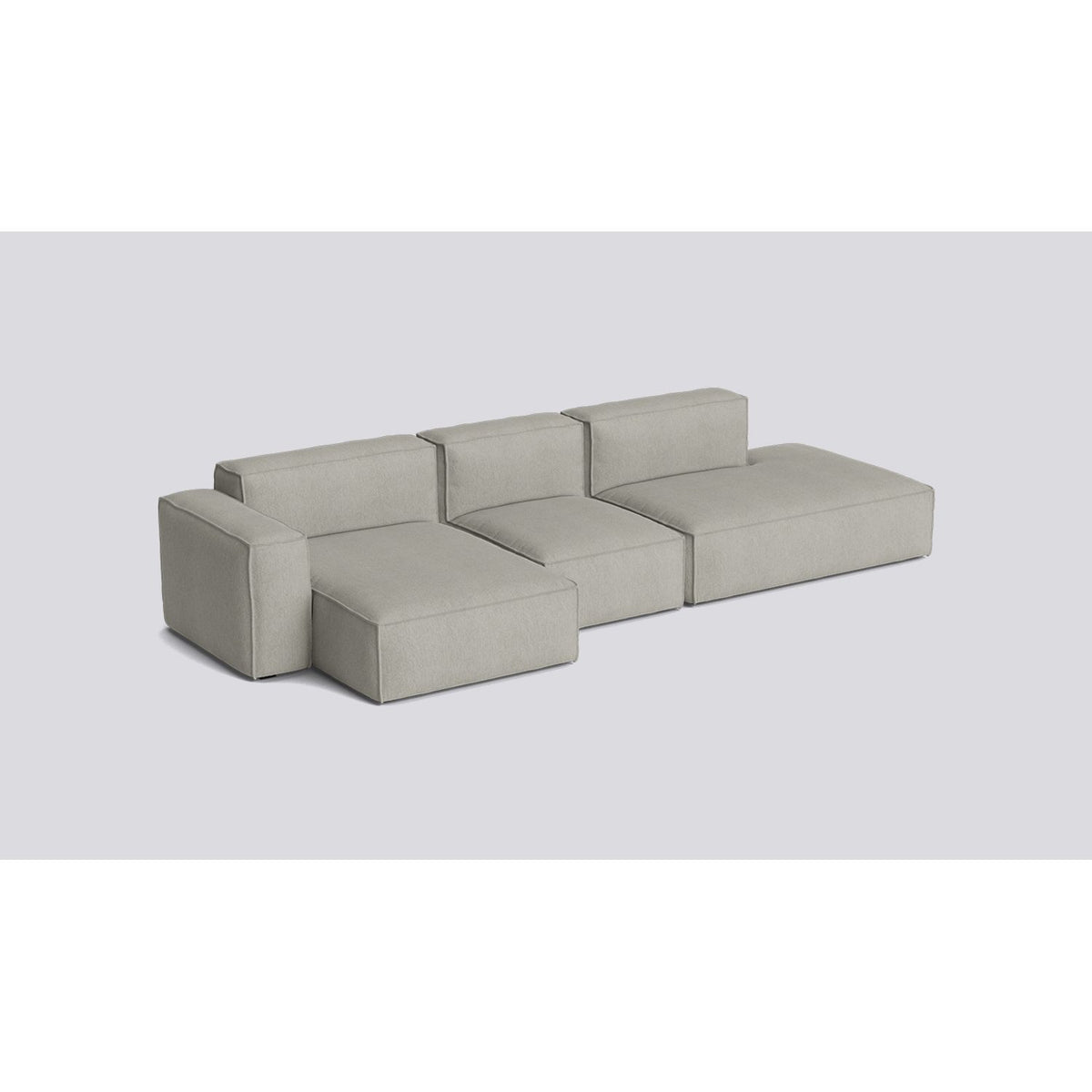 Mags Soft 3-sits, kombination 4 vänster Soffa Turf Light grey, Avtagbart