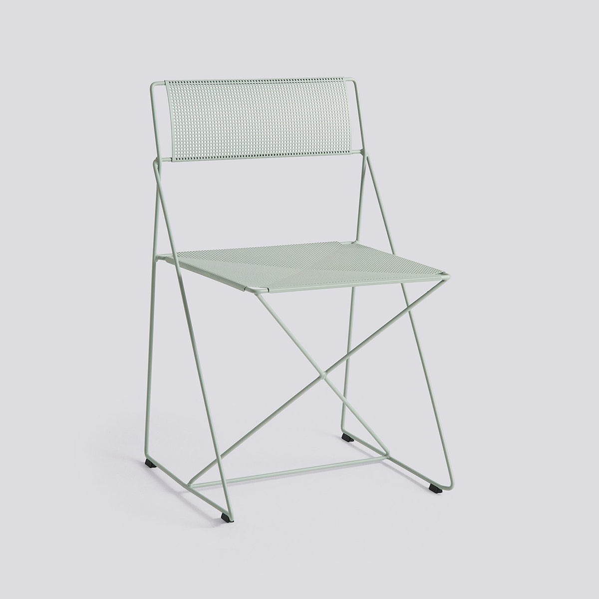 X-Line Stol Pale linden – pulverlackerat stål, Pale linden – pulverlackerat stål