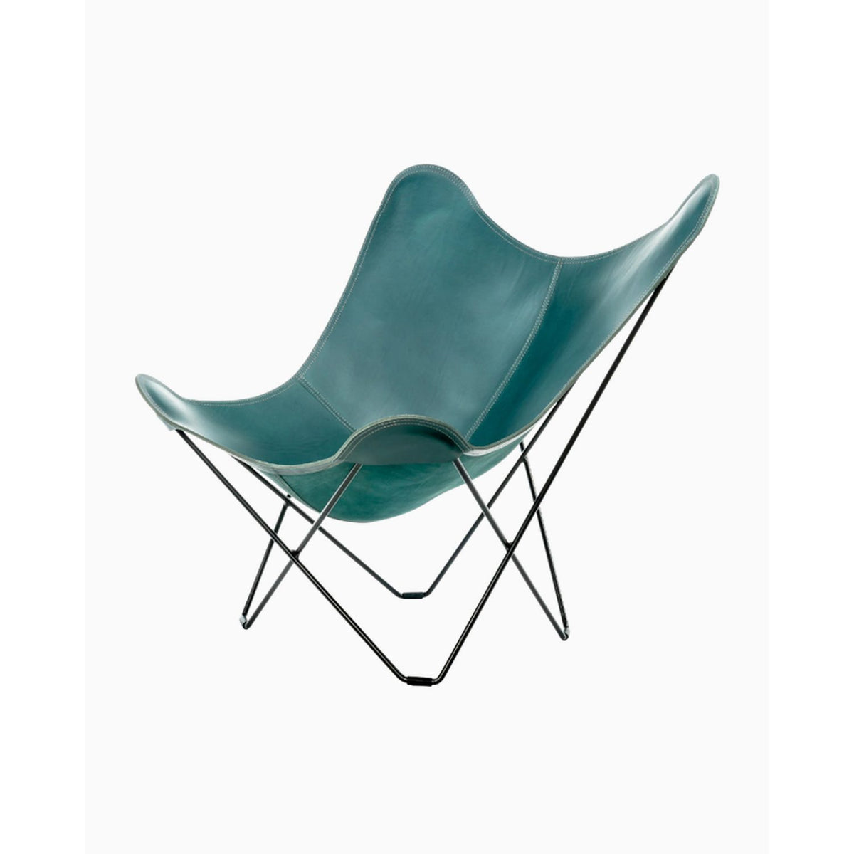 Pampa Mariposa Fåtölj Svart, Ocean Blue