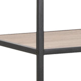 Seaford Bokhylla Asymmetrisk 185x77x35 cm Sonoma Ek