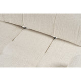 Tallinn 3-sits med puff (300-200 x 100 x 80 cm) Hörnsoffa Creme