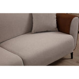 Minsk (215 x 85 cm) 3-sits bäddsoffa Beige kanel