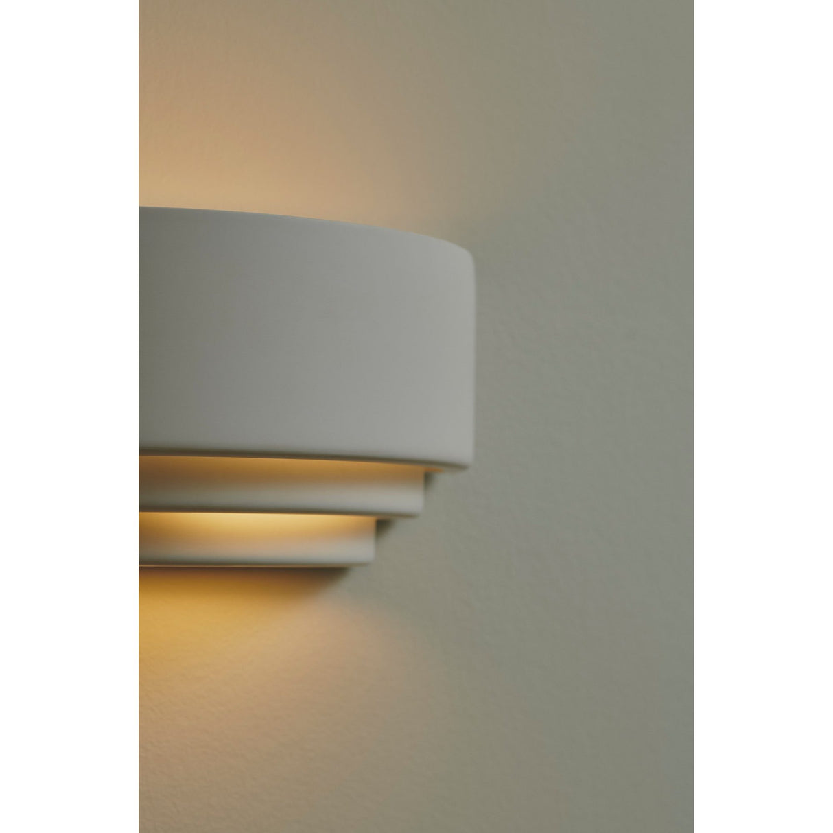 Lancio Oblong Vit Vägglampa