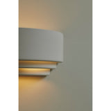Lancio Oblong Vit Vägglampa