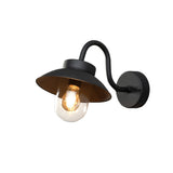 Vega Mini E27 Vägglampa Ute Svart