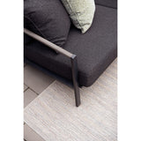 Lyra 2,5-sits Soffa 193x99 cm Svart/Teddy Black