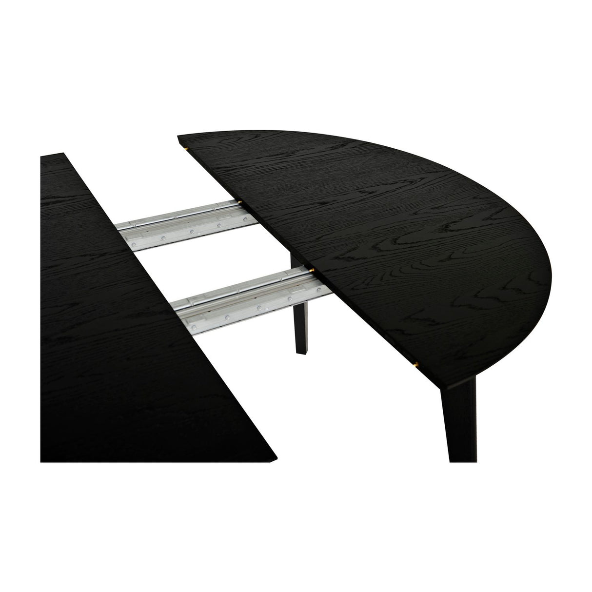 Sagene Matbord Svartlackad Ekfaner, 110 cm