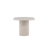 Narvik Ovalt matbord Beige, 200 x 100