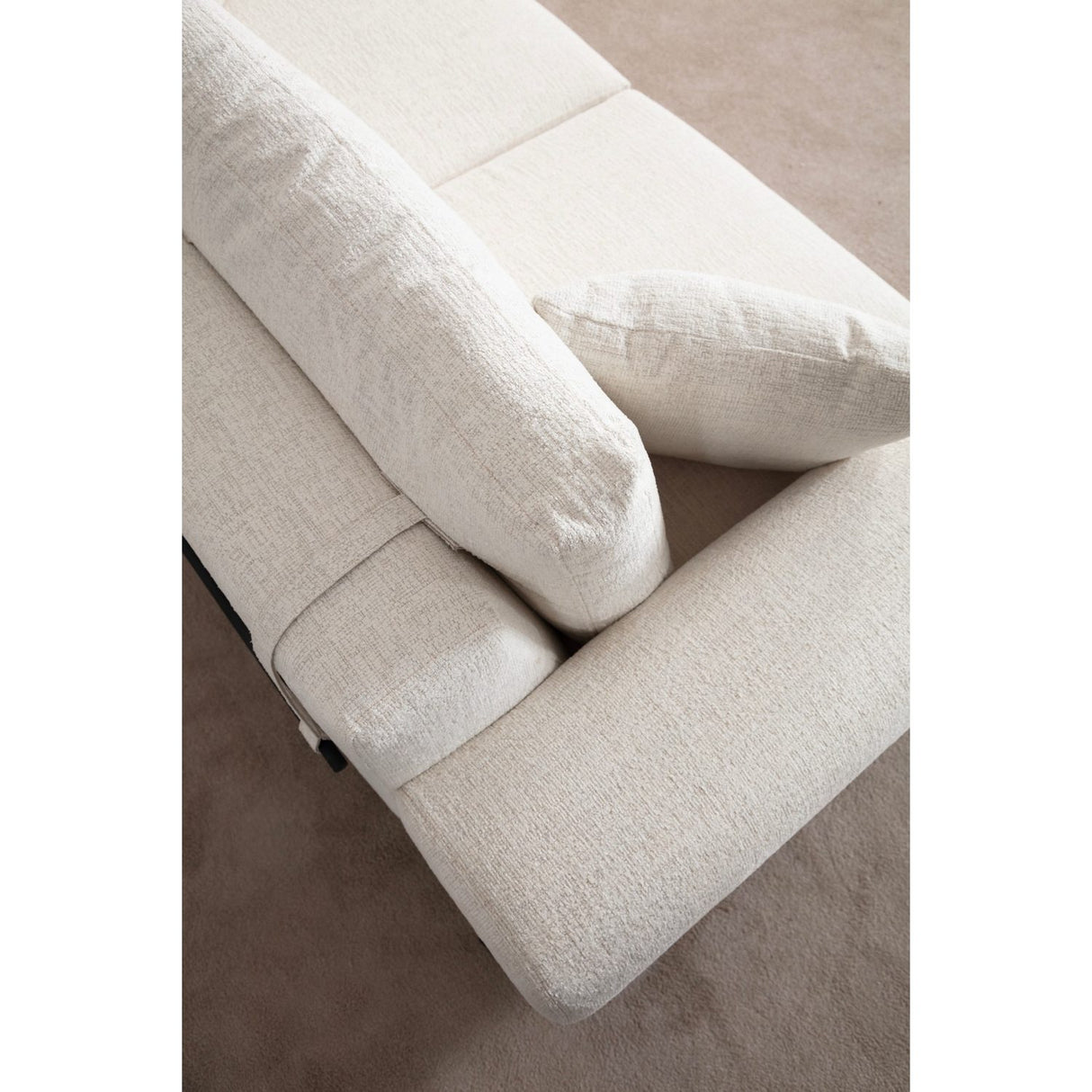 Eti Oak 3-sits (220 x 98 x 78 cm) 3-sitssoffa Vit