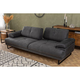 Quito (239 x 99 x 83 cm) 3-sits bäddsoffa Antracit