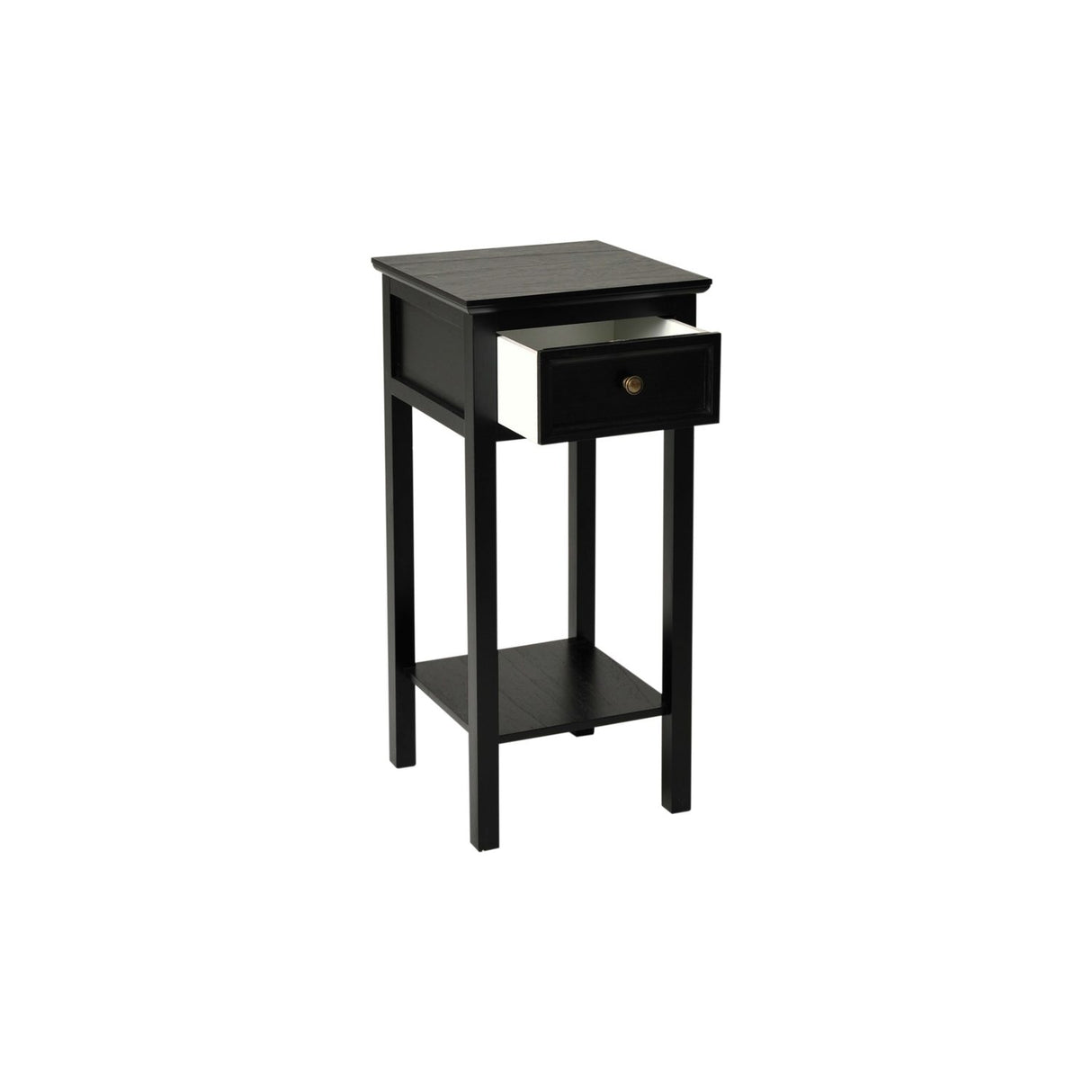 Bristol 1 Låda Sängbord Antiksvart, 75 cm