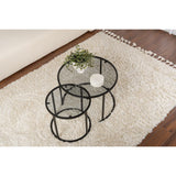 Mastiko Mini Set (42 x 39 x 42 cm) Svart Soffbordsset