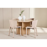 Strada, Astoria Oval matgrupp Beige, Vitputsad, 4st