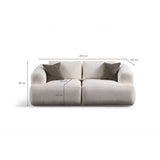 Elias 2-sits soffa Vit