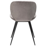 Cloud Stol Grey Velvet