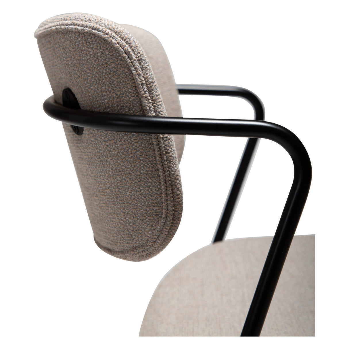 Zed Stol Cashmere bouclé, Black