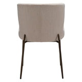 Glam Stol Creole Pink, Antique Brass