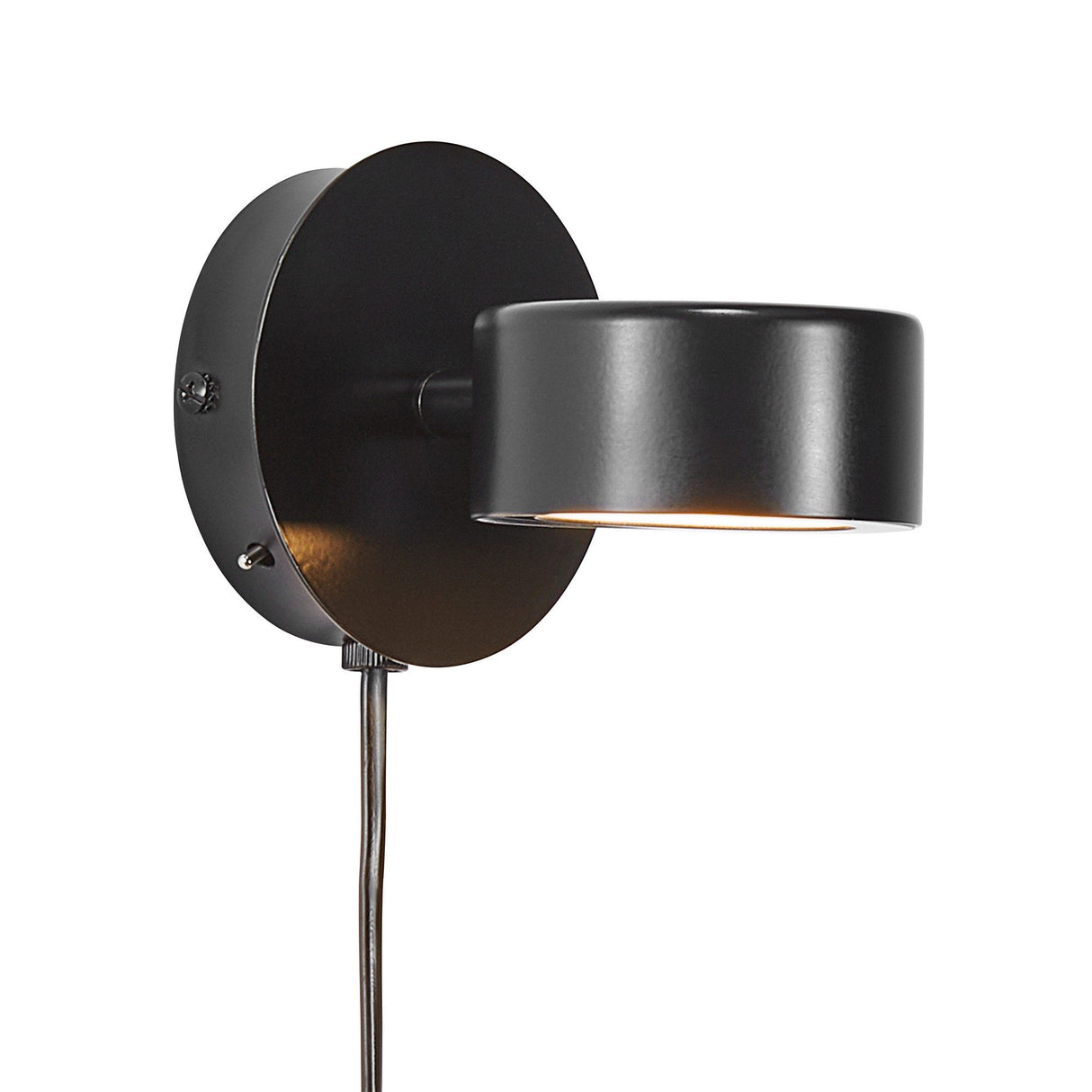 Clyde Svart Vägglampa