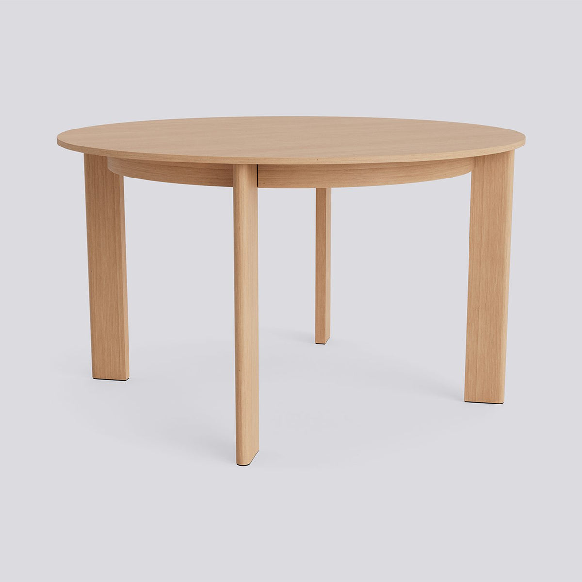 Chisel 25 runt Ø127 × H74 cm Matbord lackerad ekfaner, lackerad ek