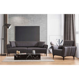 Jakarta (230 x 95 x 77 cm) 3-sits bäddsoffa Mörkgrå