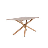 Piazza Rektangulärt matbord Mocka, 180 x 90, Rektangulär