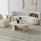 Nova (100 x 35 x 60 cm) Soffbord Travertin