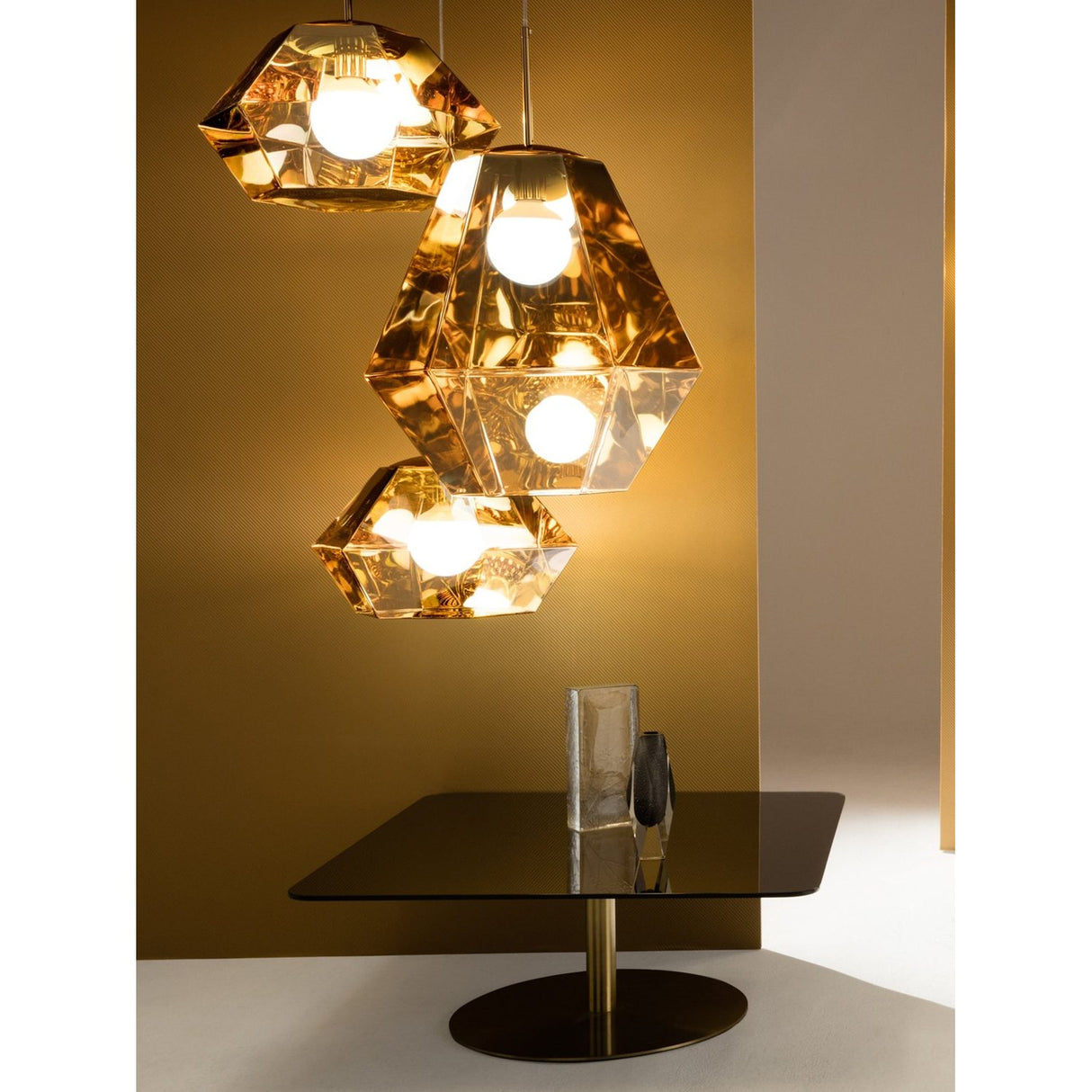 Flash Square Bord Brass