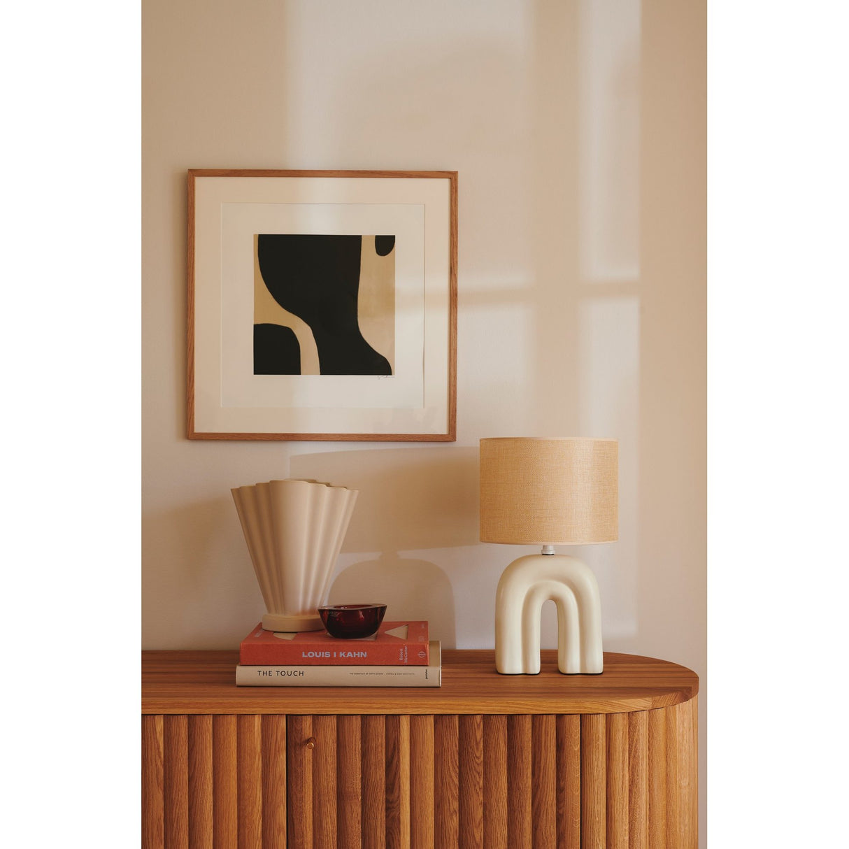 Haze Beige Bordslampa