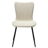 Medusa Stol Simply Beige Bouclé, Black