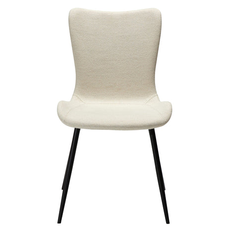 Medusa Stol Simply Beige Bouclé, Black