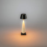 Frejus bordslampa USB Bordslampa Ute/Inne Svart/Gräddvit