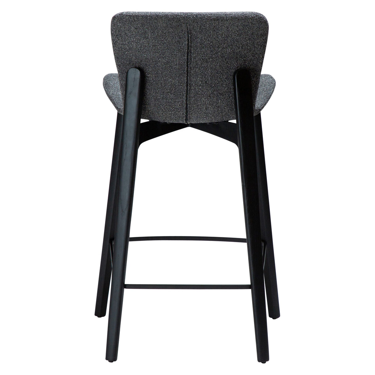 Paragon Barstol Pebble Grey Bouclé, Black 68 cm