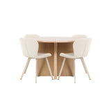 Strada, Lilja Oval matgrupp Beige, Vitpigmenterad, ⌀120