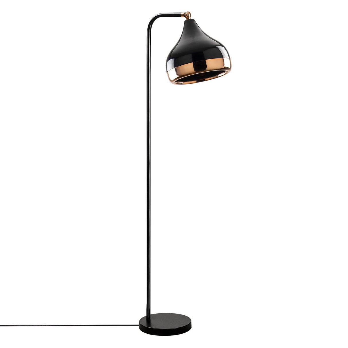 Detroit Golvlampa svart / koppar