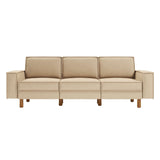 Tucson Extra (238 x 89 x 87 cm) 3-sitssoffa Sand valnöt