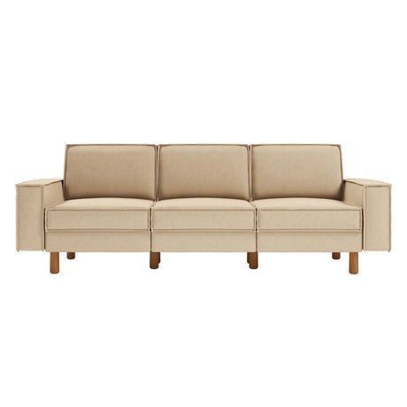 Tucson Extra (238 x 89 x 87 cm) 3-sitssoffa Sand valnöt