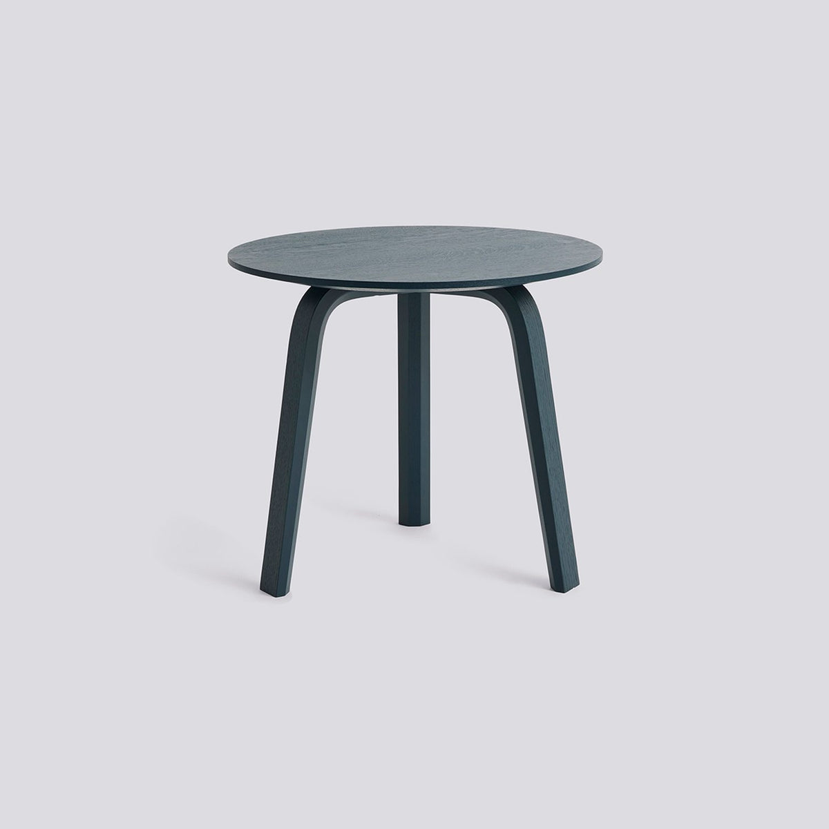 Bella Ø45 × H39 cm Soffbord Blue charcoal – ek med vattenbaserad lack