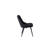 Velvet Deluxe Matstol Svart, Polyester