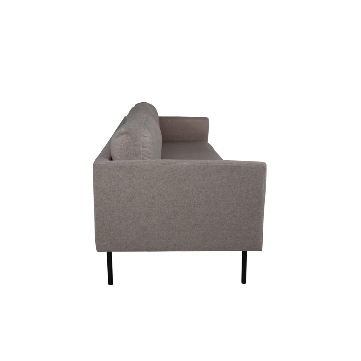 Zoom 3-sitssoffa Brun, Polyester