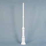 Hercules 213 cm Belysningsstolpe Vit