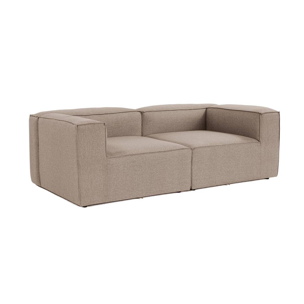 Fora 2-sits (214 x 66 x 105 cm) 2-sitssoffa Brun