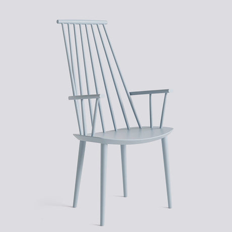 J110 Stol Slate blue – bokfaner med vattenbaserad lack, Slate blue – massiv bok med vattenbaserad lack