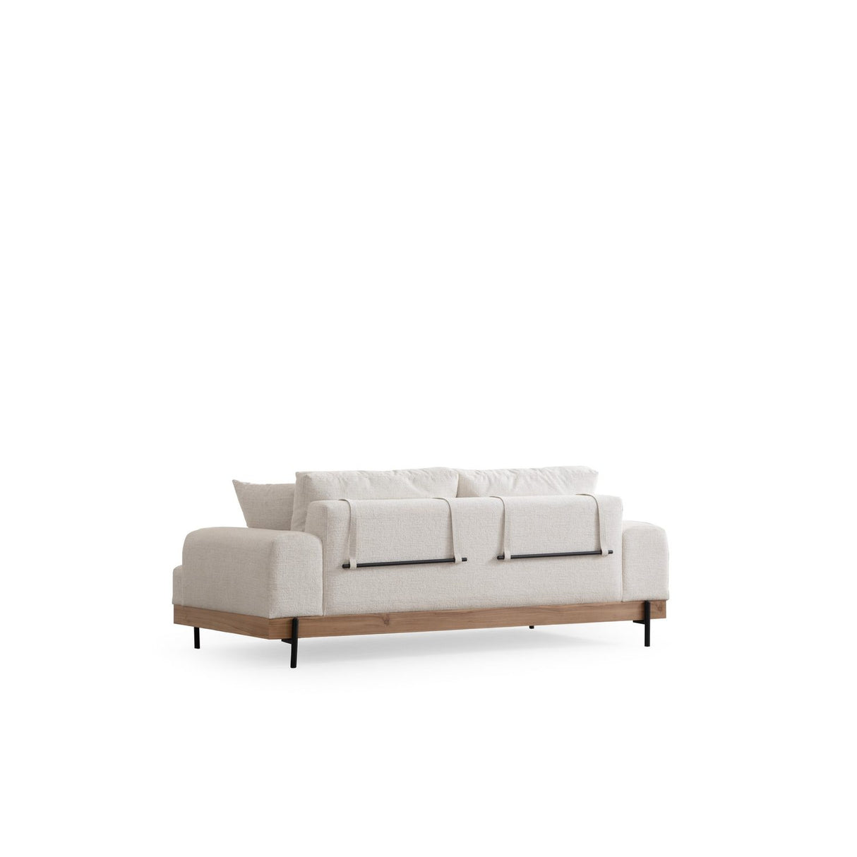 Eti Oak 3-sits (220 x 98 x 78 cm) 3-sitssoffa Vit