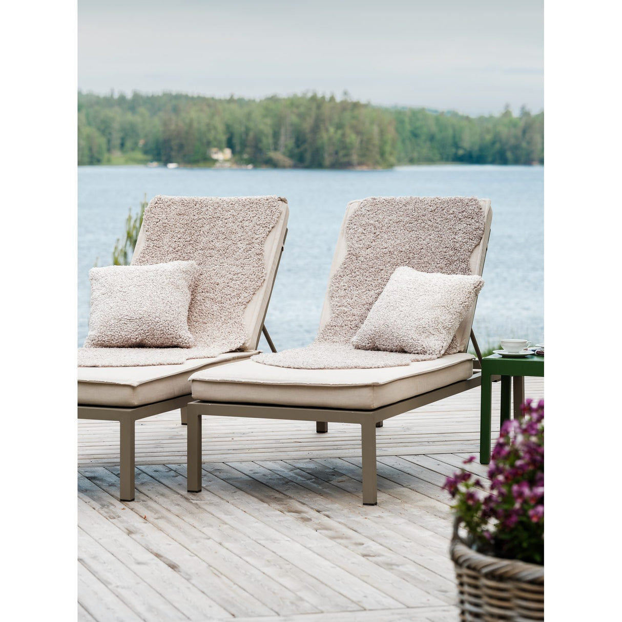 Lumme 45x45 cm Kudde Sand